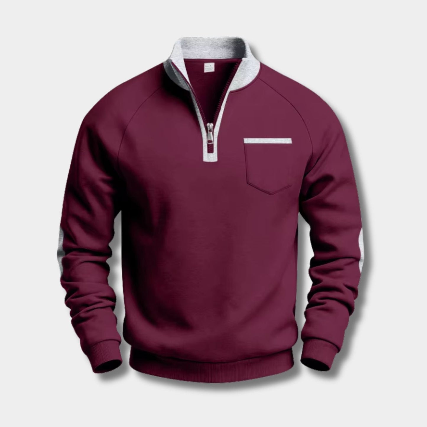Fleece Pocket Pullover Quarter-Zip | Zyphhra