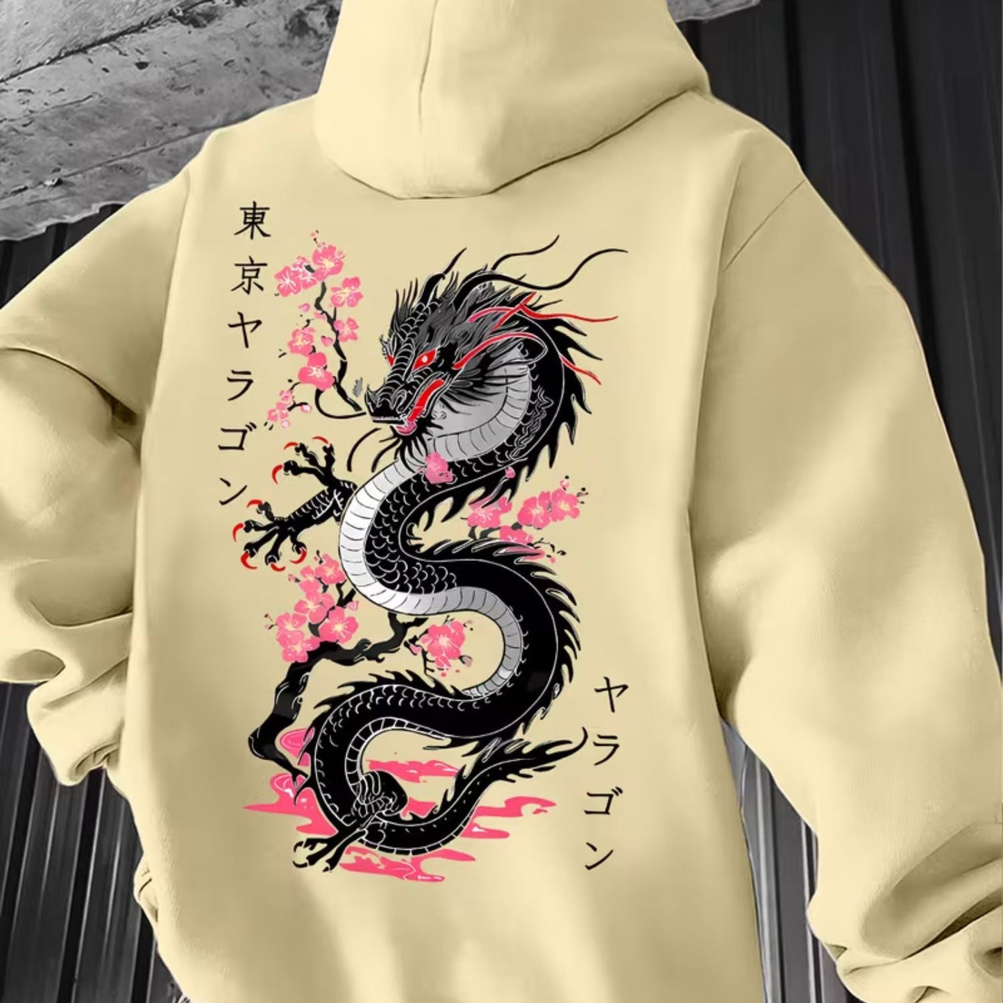 Japanese Dragon Graphic Hoodie | Zyphhra
