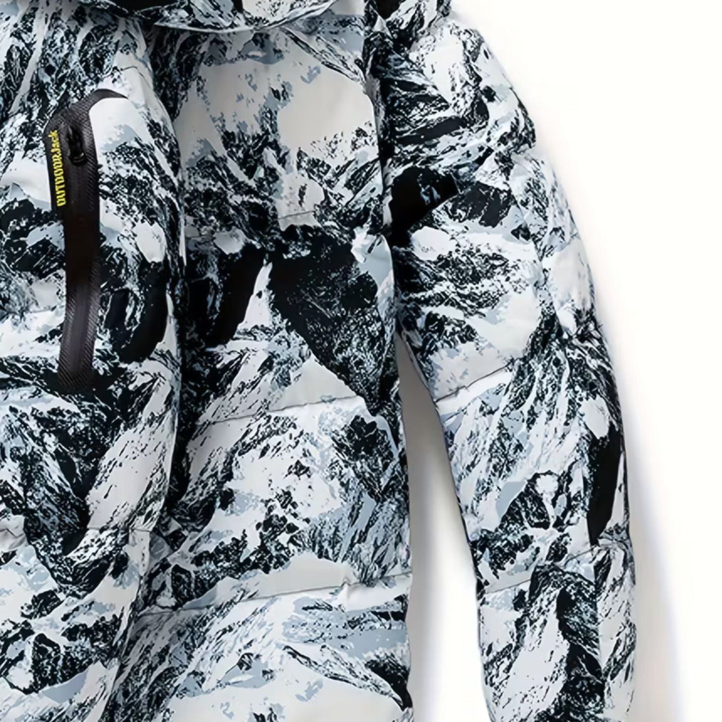 Camo Hooded Puffer Jacket | Zyphhra