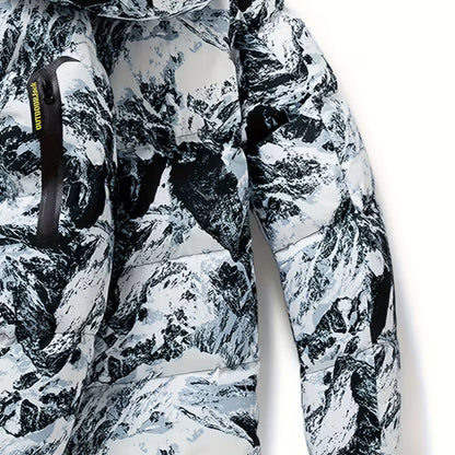 Camo Hooded Puffer Jacket | Zyphhra