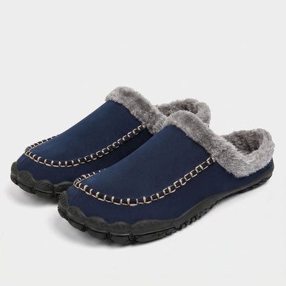 Fleece Lined Moccasin Slippers | Zyphhra