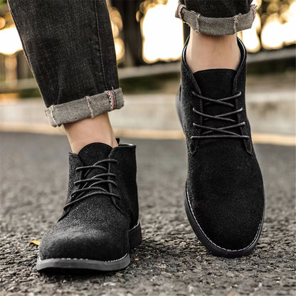 Refined Suede Dress Boots | Zyphhra
