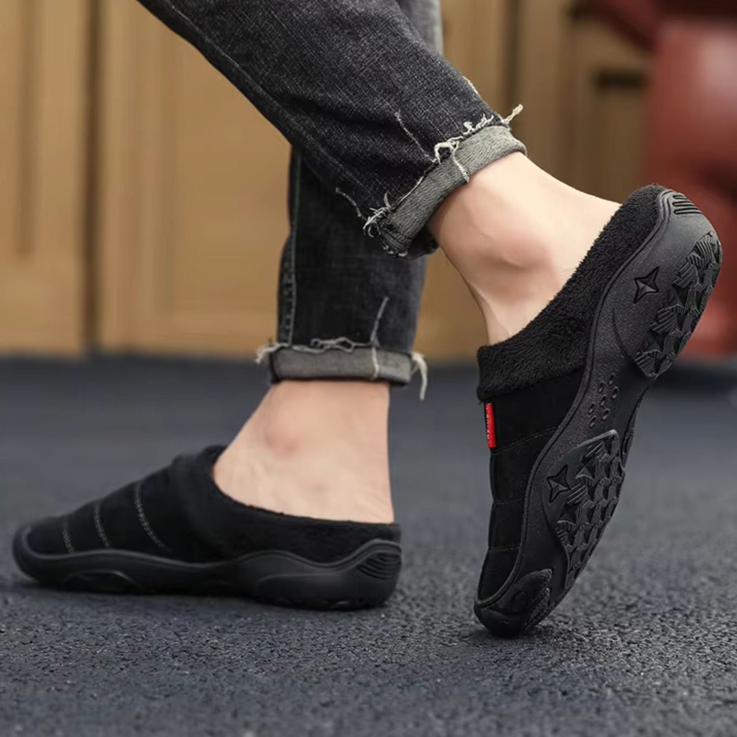Quilted Plush Slip-On Slippers | Zyphhra
