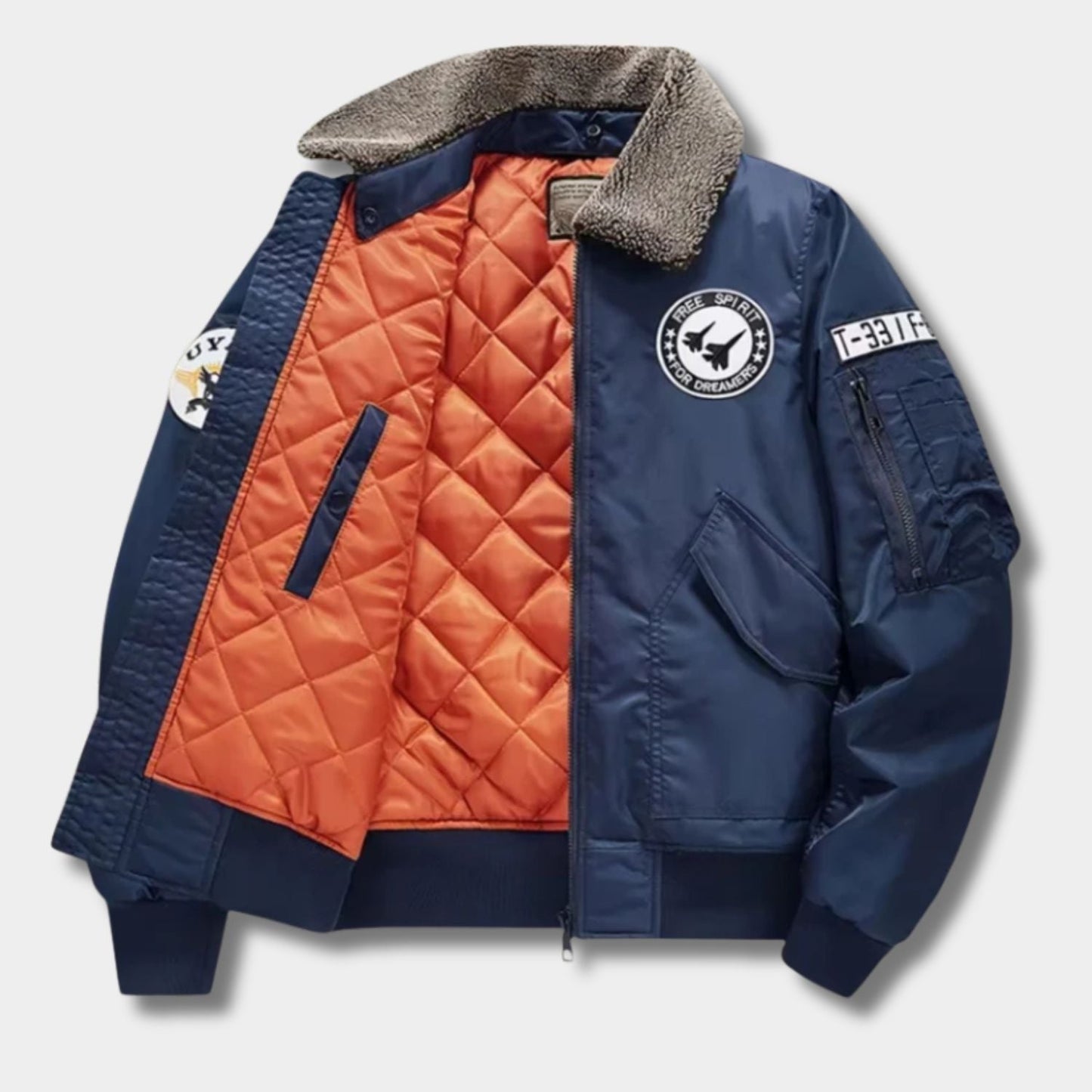 Oversized Flight Aviator Jacket | Zyphhra
