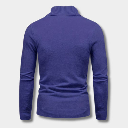 Solid High Neck Roll Neck | Zyphhra