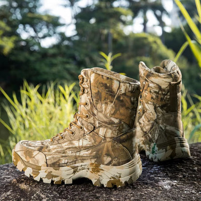 Insulated Camo Hunting Boots | Zyphhra