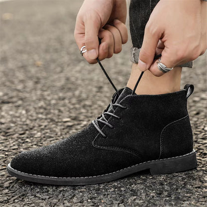 Refined Suede Dress Boots | Zyphhra