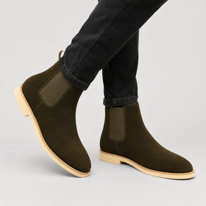 Suede Chelsea Ankle Boots | Zyphhra