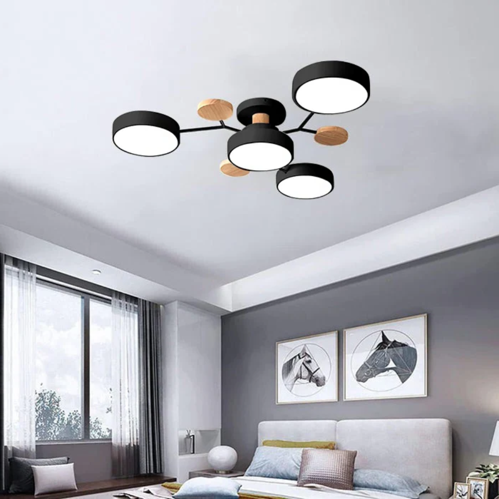 Sleek Circular LED Ceiling Fixture | Zyphhra