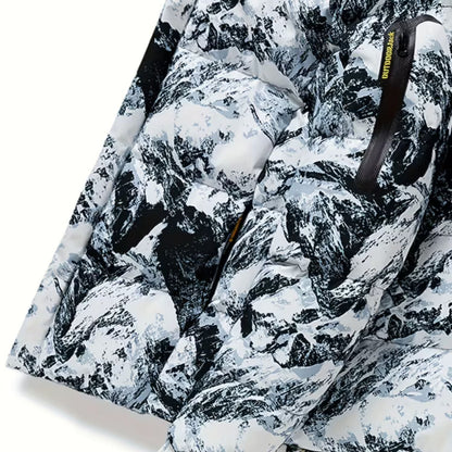 Camo Hooded Puffer Jacket | Zyphhra