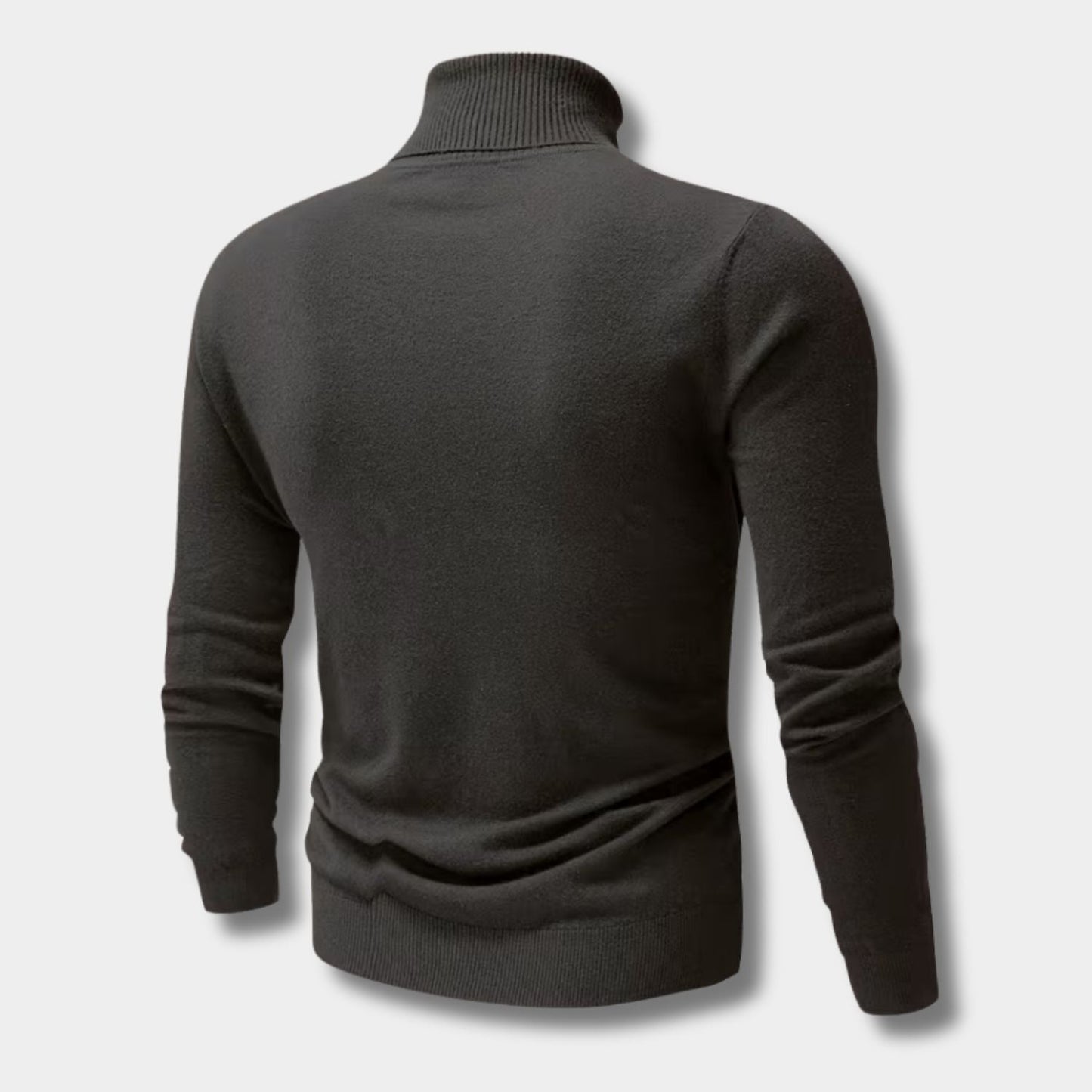 Embroidered Chest Detail Roll Neck | Zyphhra