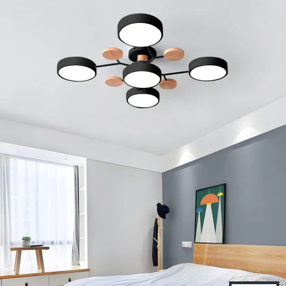 Sleek Circular LED Ceiling Fixture | Zyphhra