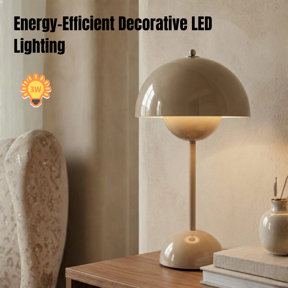 Classic-Inspired Spherical Table Light | Zyphhra