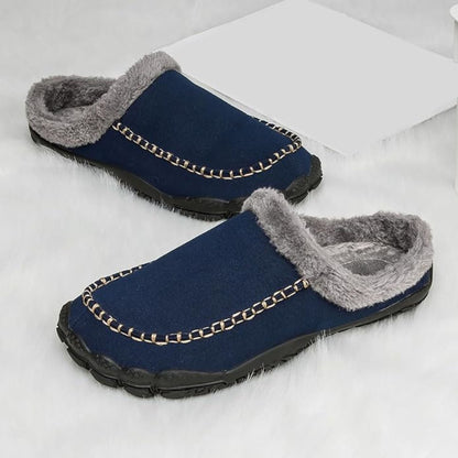 Fleece Lined Moccasin Slippers | Zyphhra