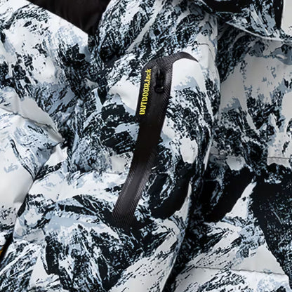 Camo Hooded Puffer Jacket | Zyphhra