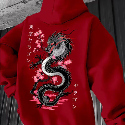 Japanese Dragon Graphic Hoodie | Zyphhra