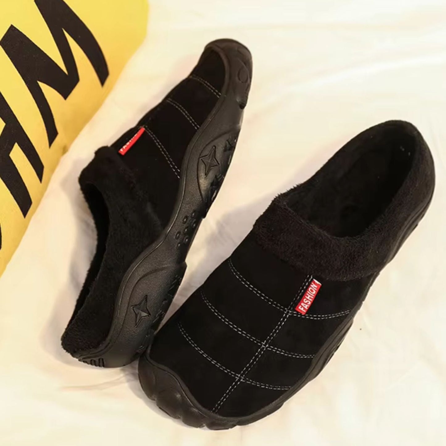 Quilted Plush Slip-On Slippers | Zyphhra
