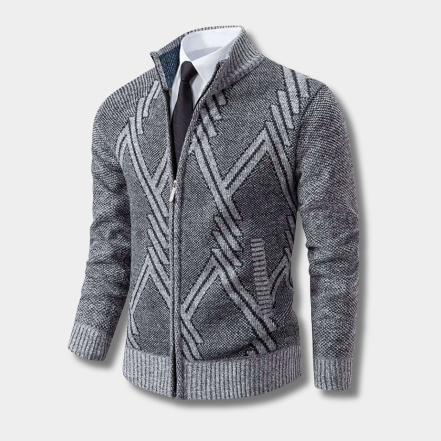 Grey with pattern