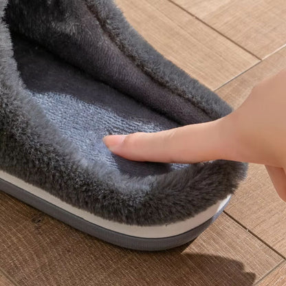 Padded Checked Fleece Slippers | Zyphhra