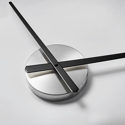 Minimalist Black Designer Wall Clock | Zyphhra