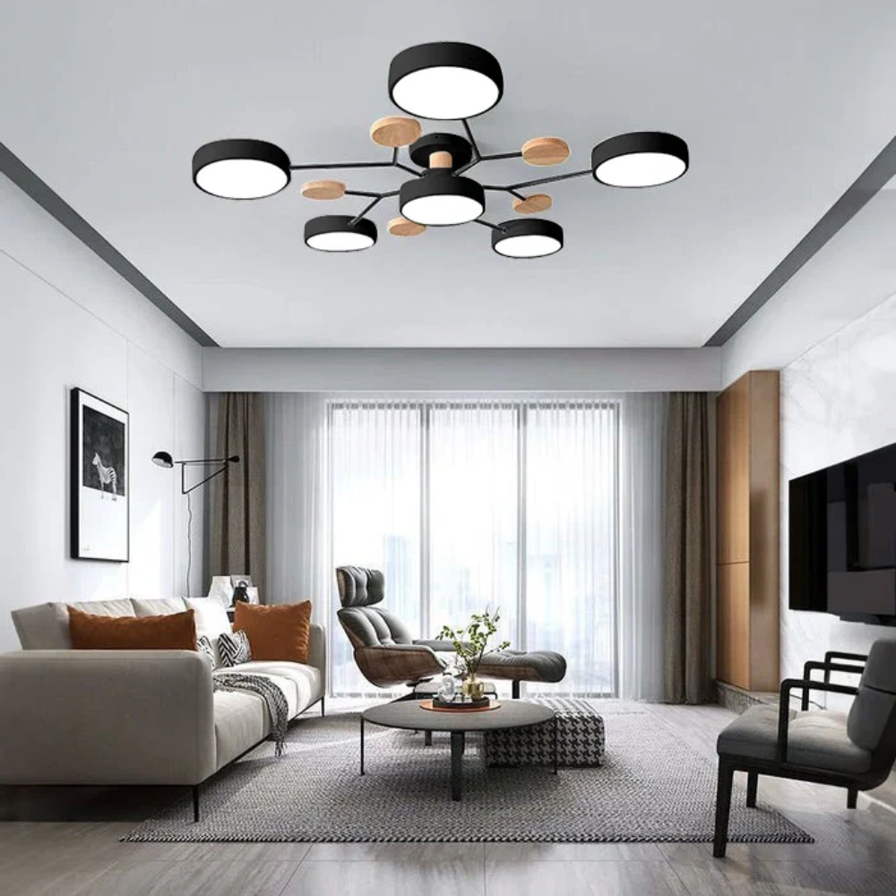 Sleek Circular LED Ceiling Fixture | Zyphhra