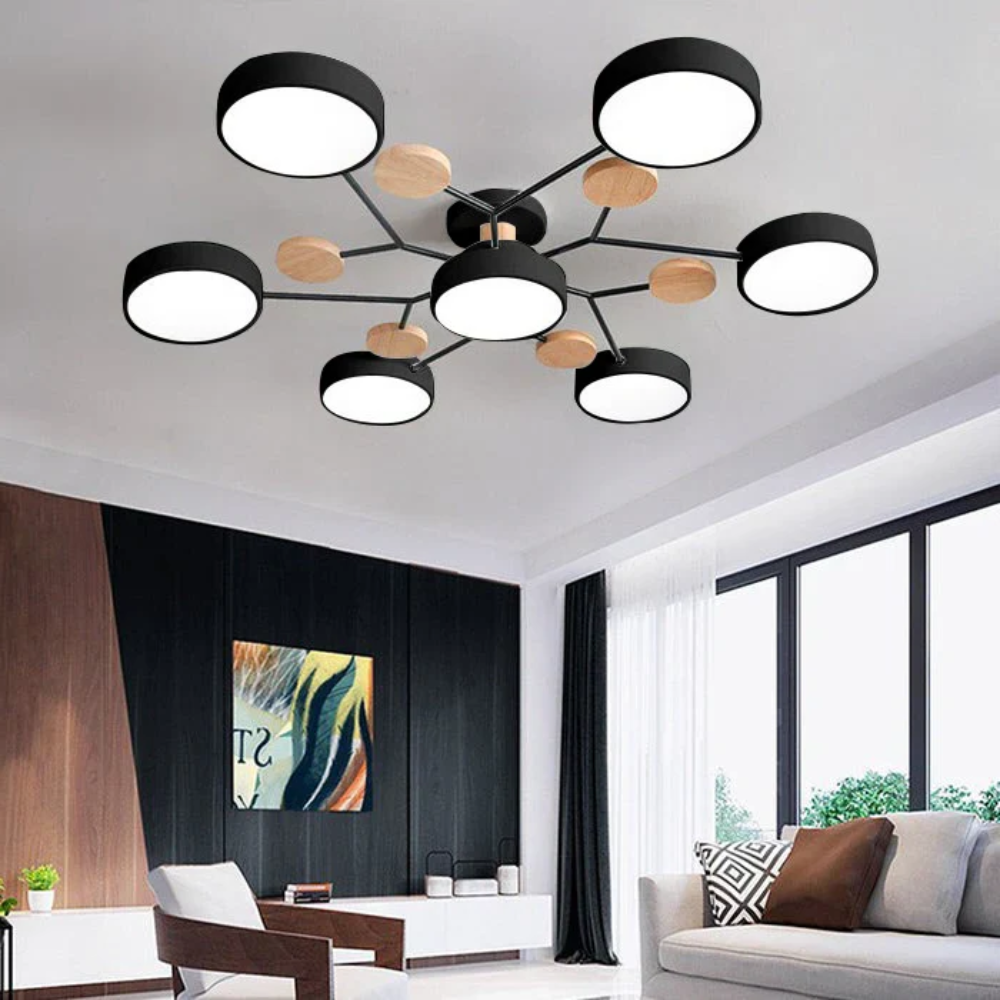 Sleek Circular LED Ceiling Fixture | Zyphhra