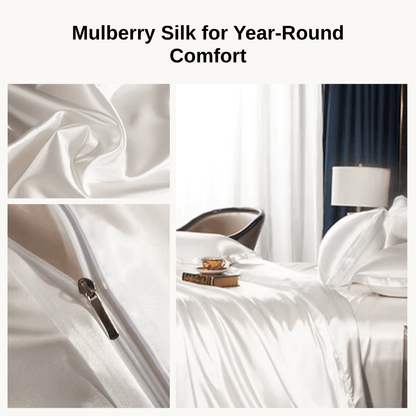 Luxurious Antibacterial Silk Bedding Set | Zyphhra