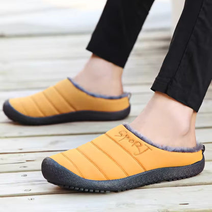 Quilted Plush Slip-On Slippers | Zyphhra