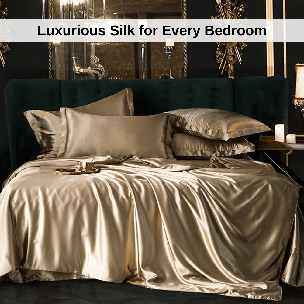 Luxurious Antibacterial Silk Bedding Set | Zyphhra