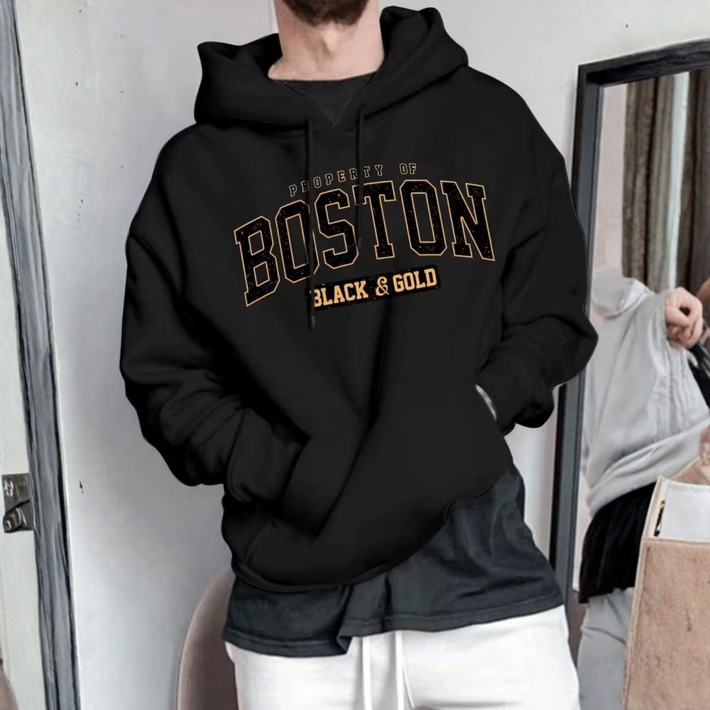 Boston Varsity Graphic Hoodie | Zyphhra