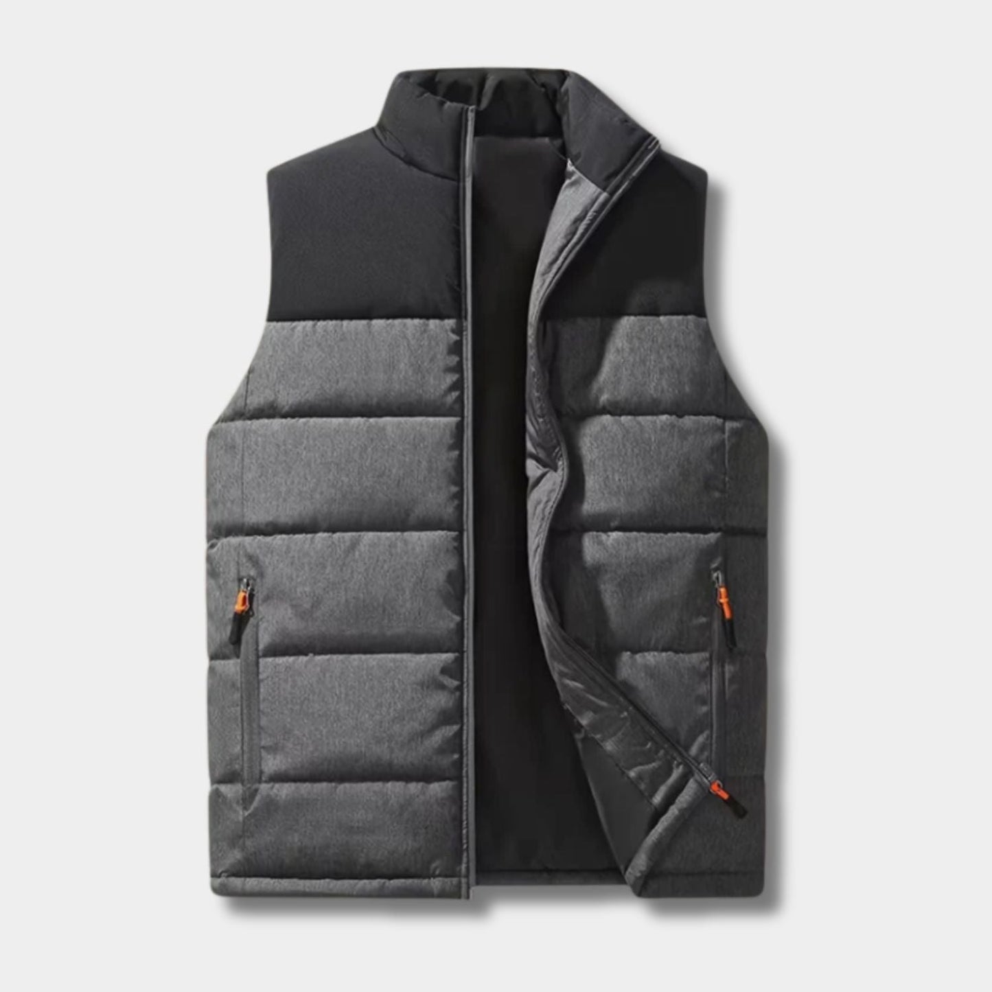 Stand Collar Puffer Gilet | Zyphhra