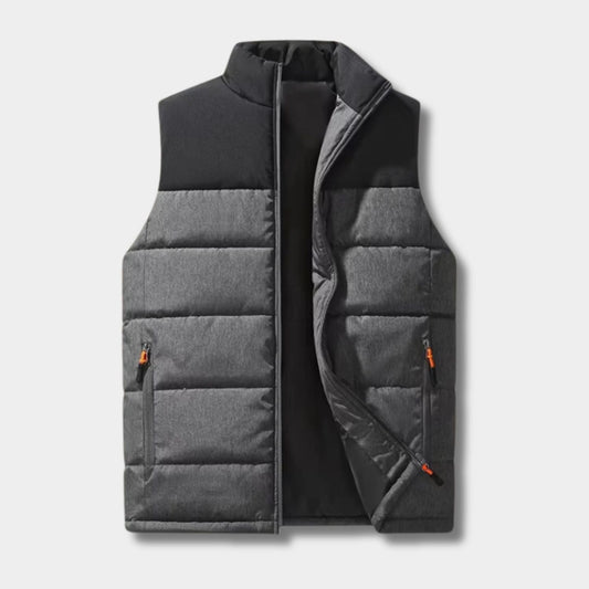Stand Collar Puffer Gilet | Zyphhra