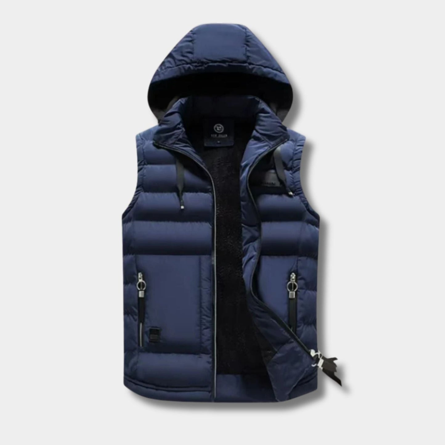 Hooded Zip Puffer Gilet | Zyphhra