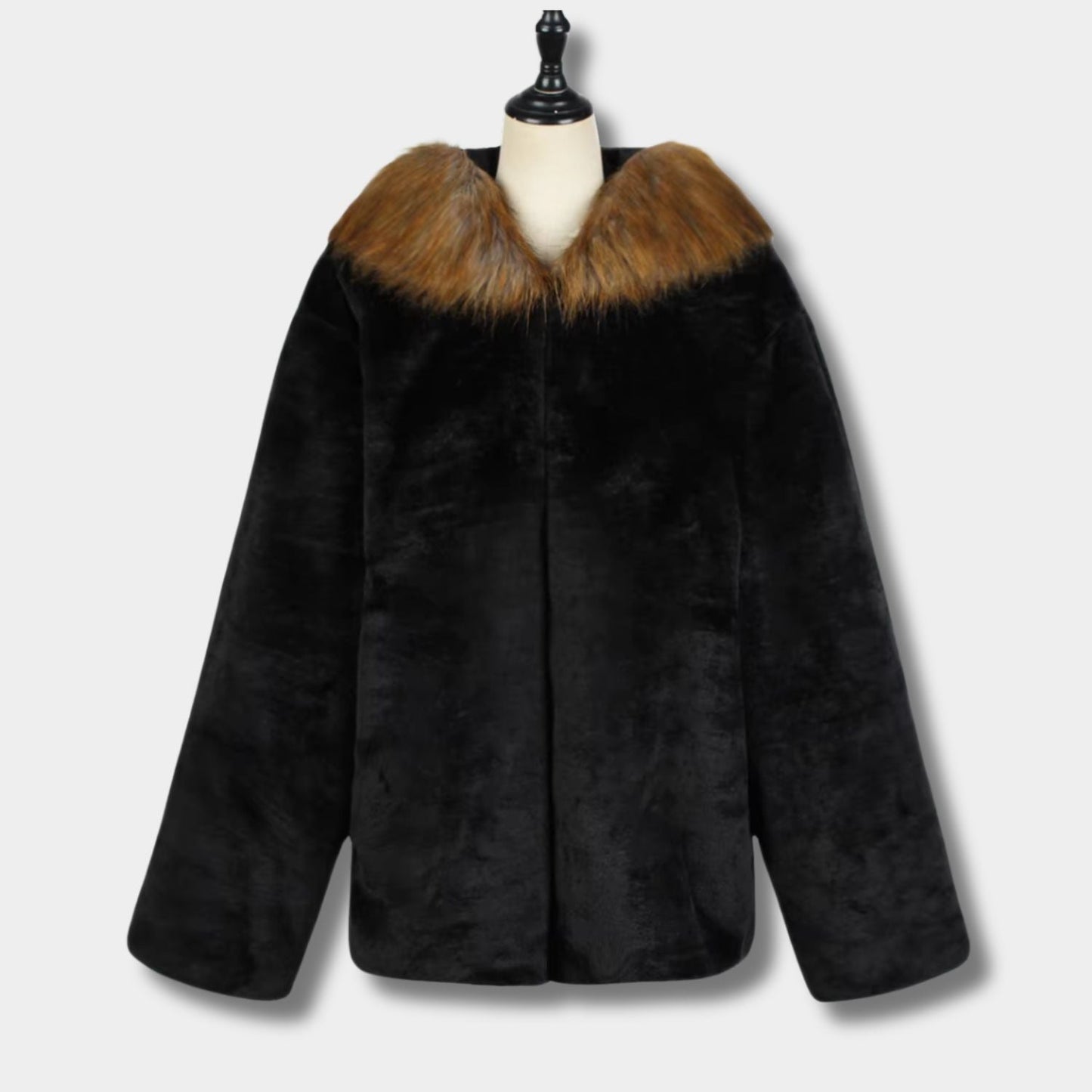 Hooded Faux Fur Jacket | Zyphhra