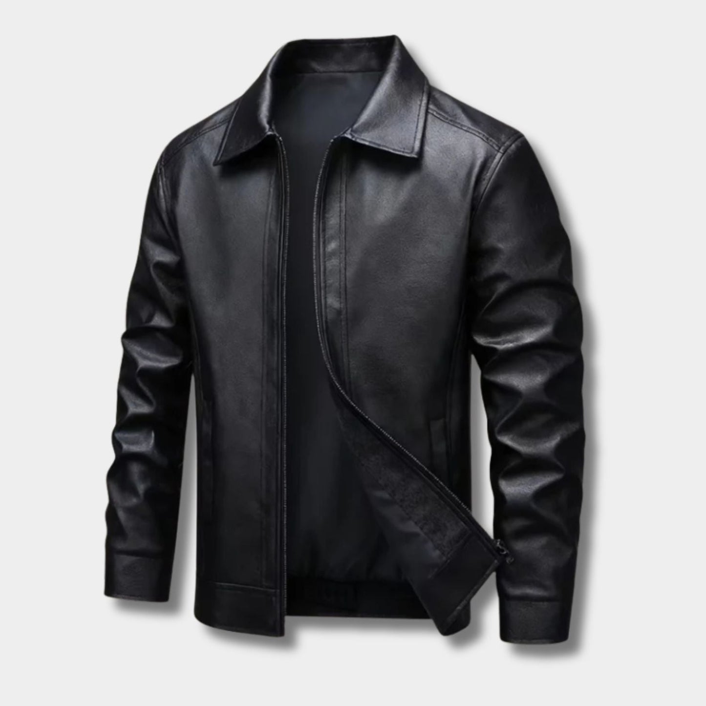 Classic Moto Leather Jacket | Zyphhra