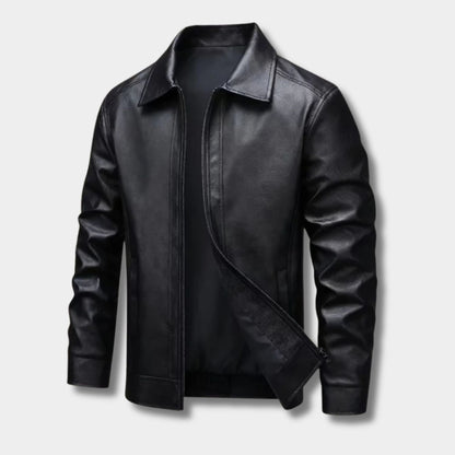Classic Moto Leather Jacket | Zyphhra