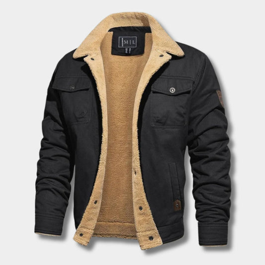 Fleece Lined Pilot Aviator Jacket | Zyphhra