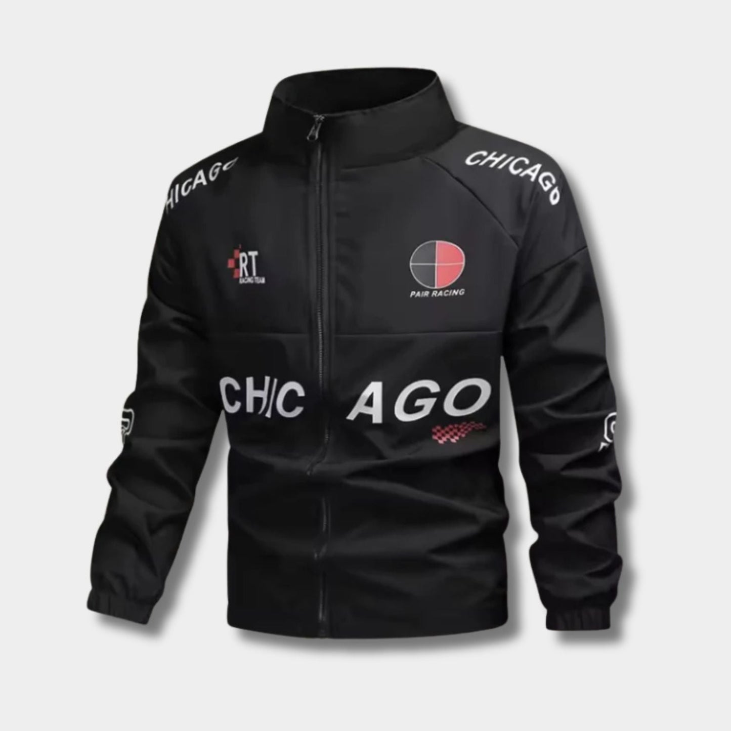 Racing Print Aviator Jacket | Zyphhra