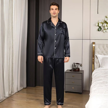 Silky Piping Button Pyjama Set | Zyphhra