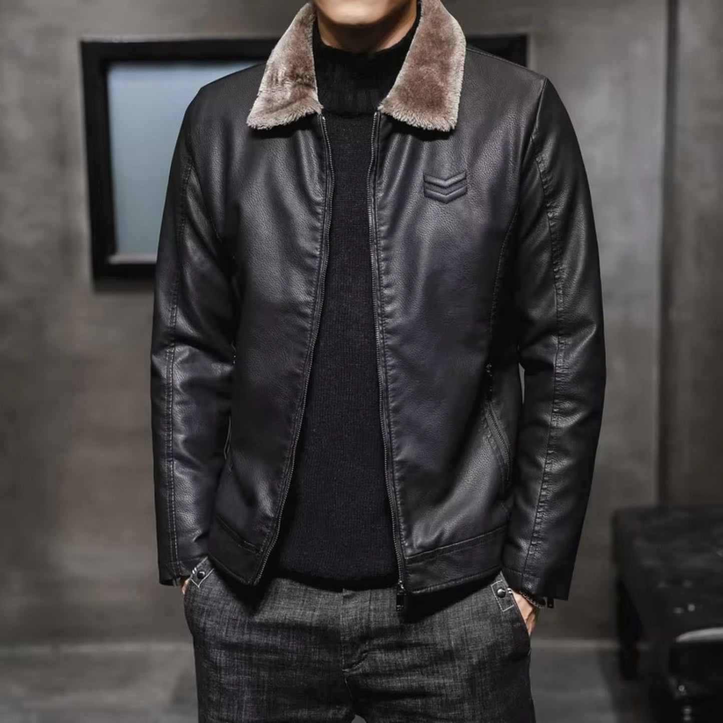 Thermal Lined Leather Jacket | Zyphhra