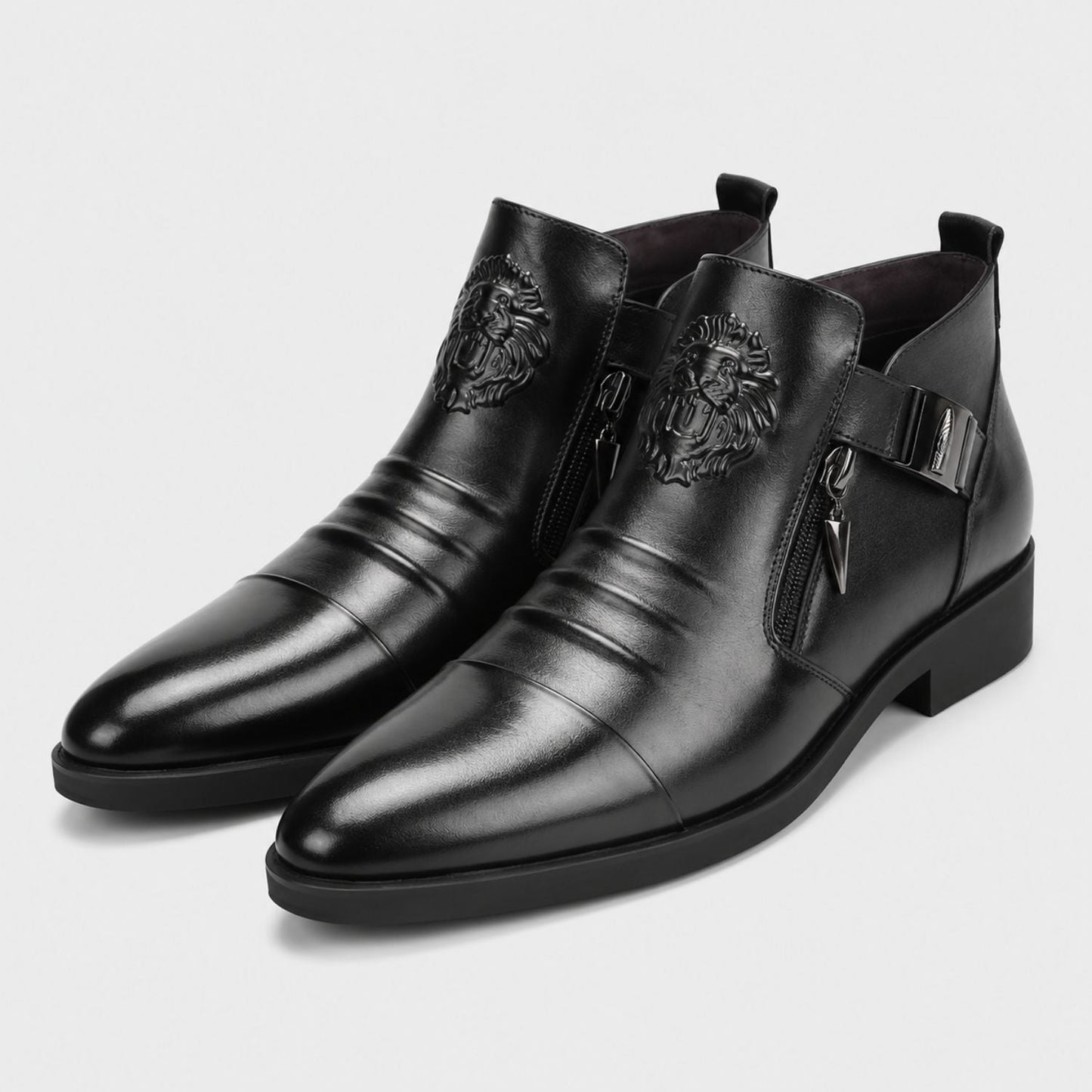 Embossed Chelsea Dress Boots | Zyphhra