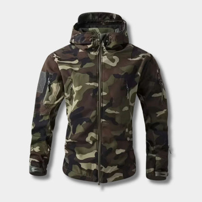 Camouflage Hooded Ski Jacket | Zyphhra