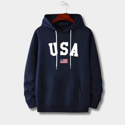 USA Flag Graphic Hoodie | Zyphhra