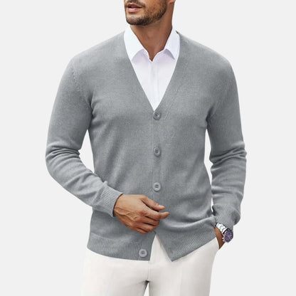 Classic Button Knit Cardigan | Zyphhra