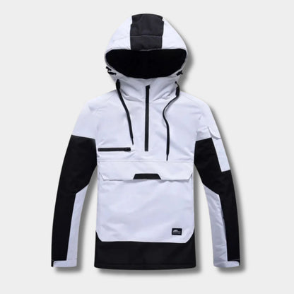 Hooded Half-Zip Ski Jacket | Zyphhra