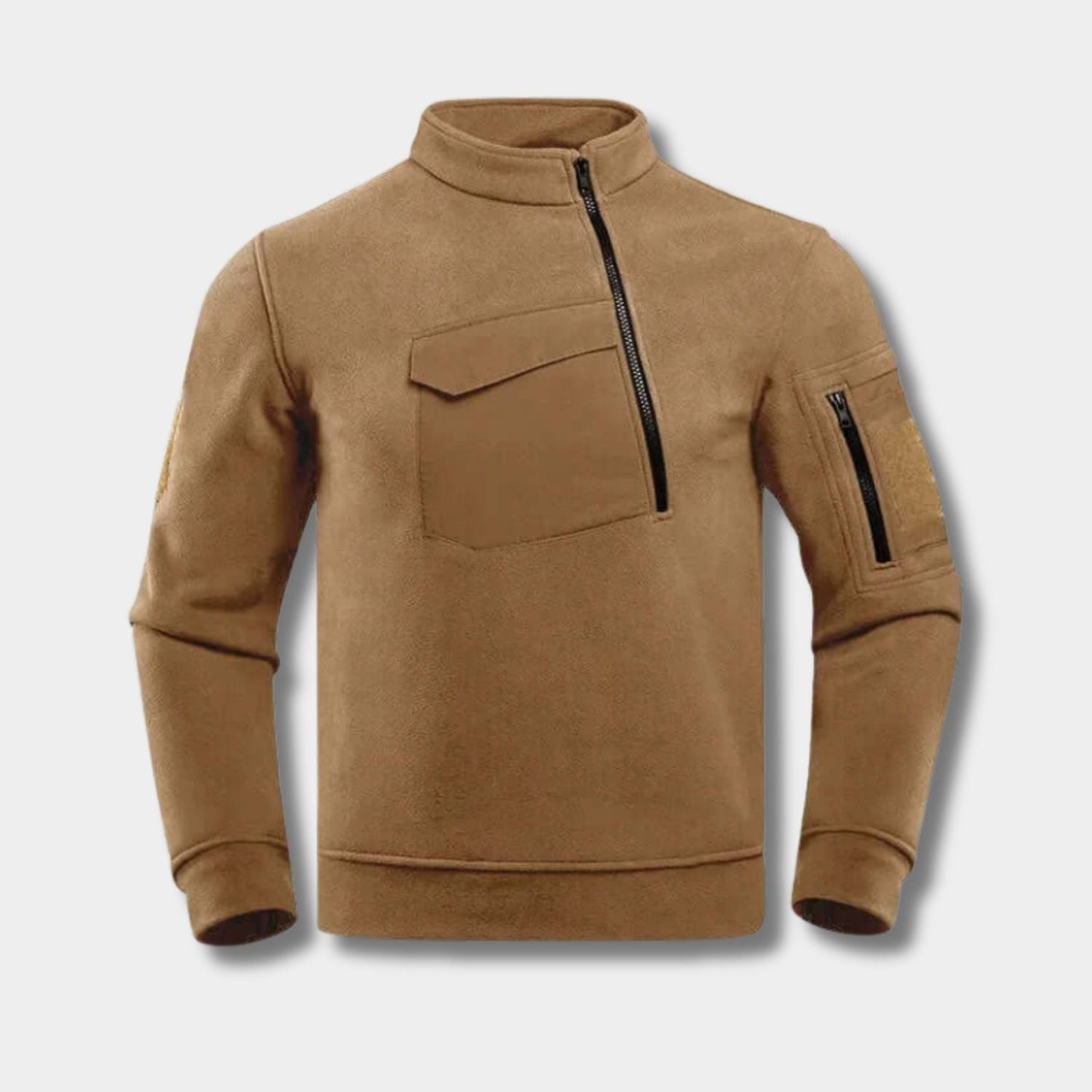 Tactical Quarter-Zip Fleece Jacket | Zyphhra