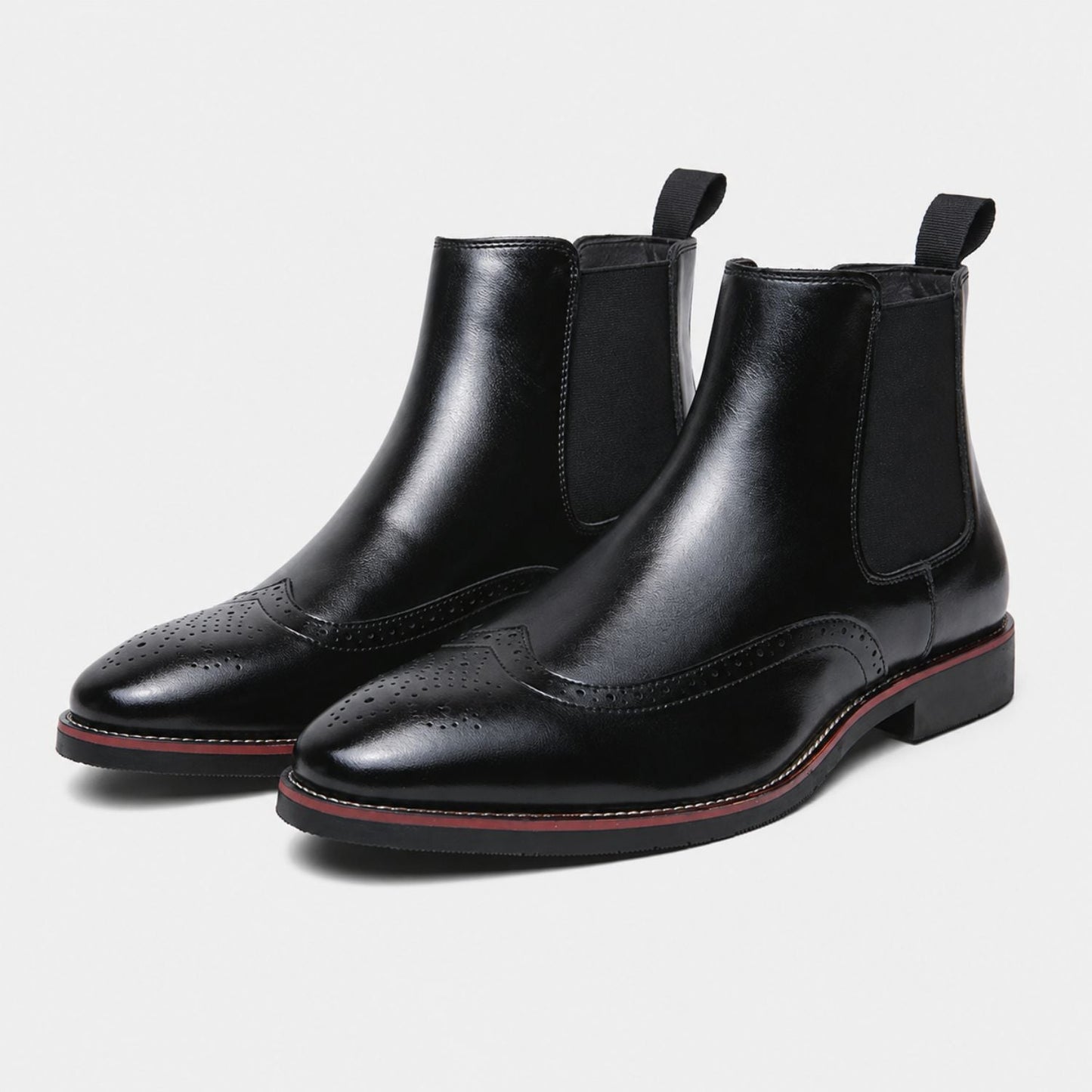 Wingtip Chelsea Dress Boots | Zyphhra