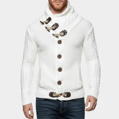 Cable Toggle Knit Cardigan | Zyphhra