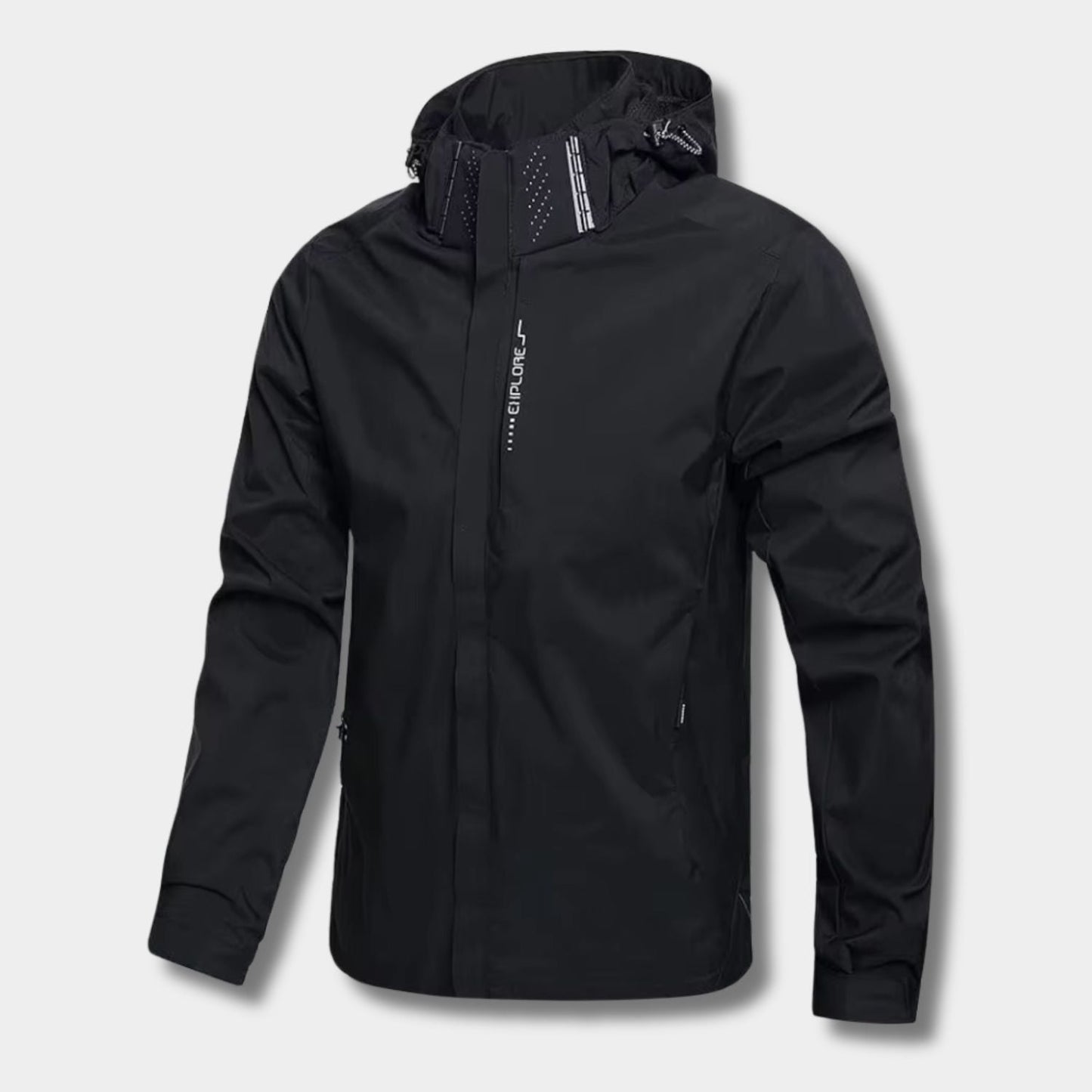 Adjustable Hood Shell Waterproof Jacket | Zyphhra