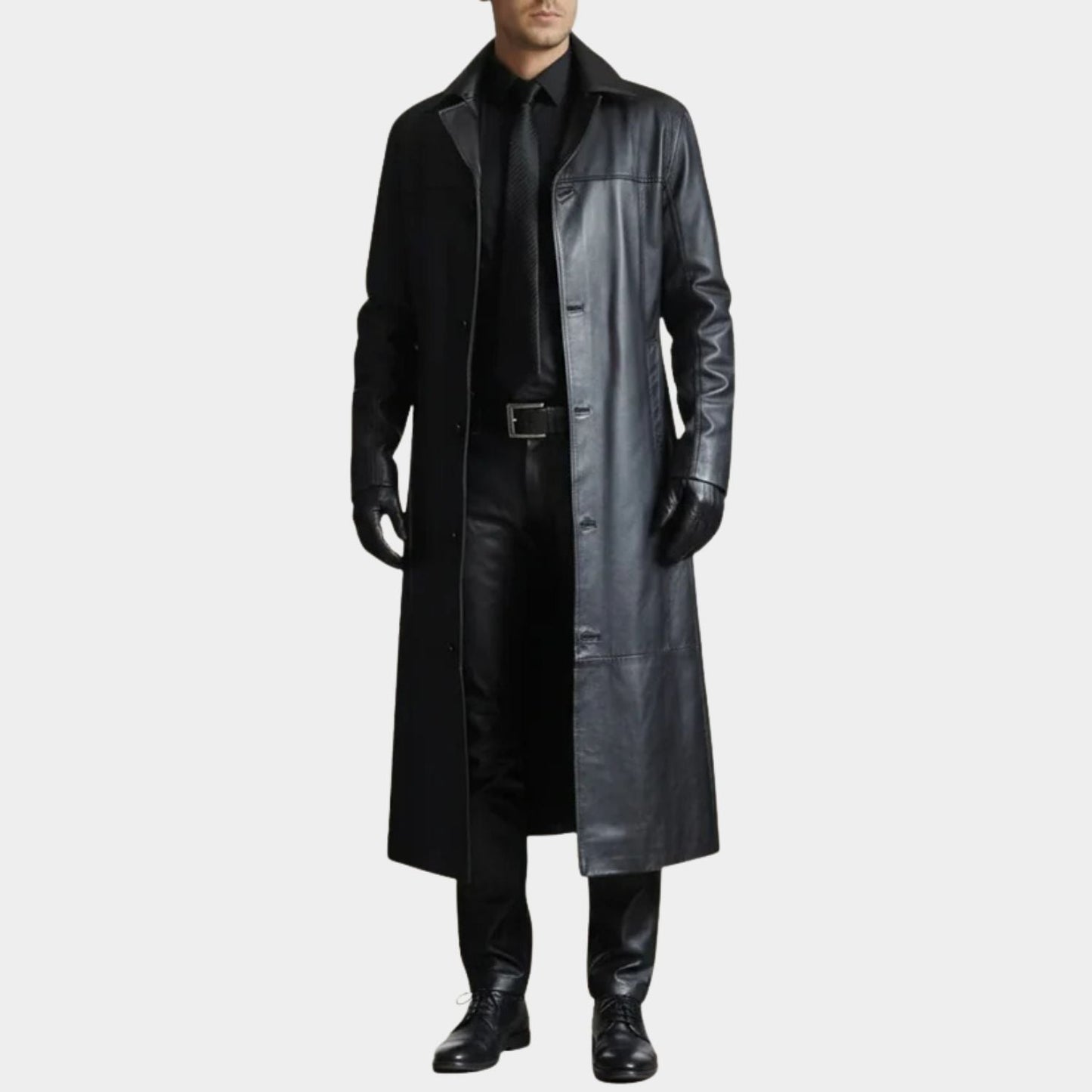 Long Leather Jacket | Zyphhra